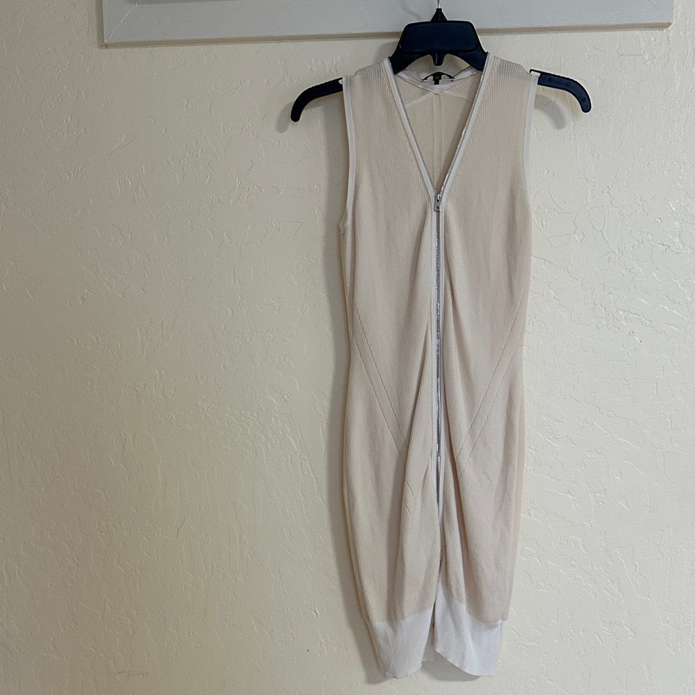 Rag & Bone Cream Body con Dress